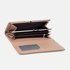 Кошелёк женский на кнопке, цвет коричневый - фото 21789743