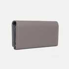 Кошелёк женский на кнопке, цвет серый 9285429