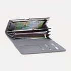 Кошелёк женский на кнопке, цвет серый 9285429