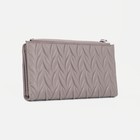 Кошелёк женский на кнопке, цвет серый - фото 21789754