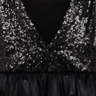 Платье для девочки с пайетками KAFTAN, размер 28 (86-92), цвет чёрный - Фото 8