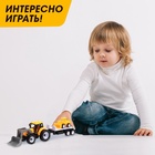 Трактор инерционный «Фермер», с прицепом и трактором - Фото 4