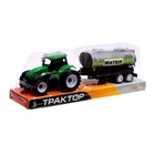 Трактор инерционный «Фермер», с прицепом - Фото 5