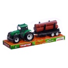 Трактор инерционный «Фермер», с прицепом - Фото 5