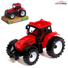 Трактор инерционный «Фермер», цвет красный - фото 3213951