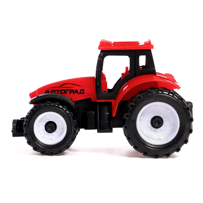 Трактор инерционный «Фермер», цвет красный - фото 1904628036