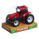 Трактор инерционный «Фермер», цвет красный - фото 6707278