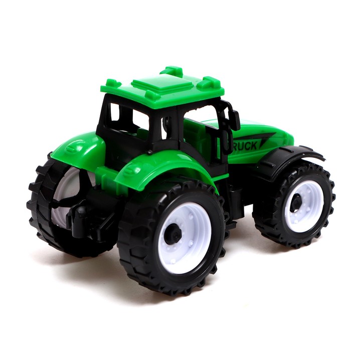 Трактор инерционный «Фермер», цвет зелёный - фото 1911809763