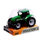 Трактор инерционный «Фермер», цвет зелёный - фото 6707282