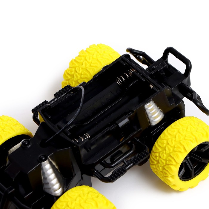 Джип радиоуправляемый «Пикап», работает от батареек, цвет желтый 57091