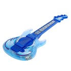 Музыкальная гитара, звук, свет, цвет синий - Фото 2