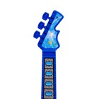 Музыкальная гитара, звук, свет, цвет синий - Фото 5