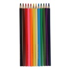 Карандаши цветные «Каляка-Маляка. ПРЕМИУМ», 12 цветов, супермягкие, утолщённый стержень, трёхгранный корпус - Фото 2