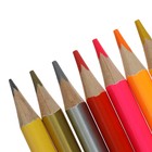 Карандаши цветные 12 цветов «Каляка-Маляка. СУПЕР ЦВЕТА», неоновые, шестигранные, деревянный корпус - Фото 3