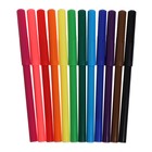 Фломастеры 12 цветов «Каляка-Маляка», классические, легкосмываемые, круглый корпус ФКРКМ12 - Фото 2