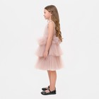 Платье нарядное для девочки KAFTAN, рост 122-128 см (34), цвет пыльно-розовый - Фото 2