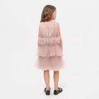 Платье нарядное для девочки KAFTAN, рост 122-128 см (34), цвет пыльно-розовый - Фото 3