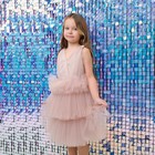 Платье нарядное для девочки KAFTAN, рост 122-128 см (34), цвет пыльно-розовый - Фото 5