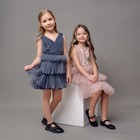 Платье нарядное для девочки KAFTAN, рост 122-128 см (34), цвет пыльно-розовый - Фото 6