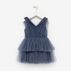 Платье нарядное для девочки KAFTAN, рост 122-128 см (34), цвет серо-синий - Фото 13