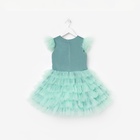 Платье нарядное для девочки KAFTAN с крылышками, цвет мятный, рост 122-128 см - фото 64549914