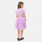 Платье для девочки с крылышками KAFTAN, размер 34 (122-128), цвет лиловый - Фото 3