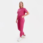 Костюм женский (футболка, брюки), цвет розовый, размер one size (44-48) 9195137 - фото 384354 Костюм женский (футболка, брюки), цвет розовый, размер one size (44-48) 9195137 - фото 384354