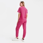 Костюм женский (футболка, брюки), цвет розовый, размер one size (44-48) 9195137 - фото 384356 Костюм женский (футболка, брюки), цвет розовый, размер one size (44-48) 9195137 - фото 384356