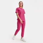 Костюм женский (футболка, брюки), цвет розовый, размер one size (44-48) 9195137 - фото 384358 Костюм женский (футболка, брюки), цвет розовый, размер one size (44-48) 9195137 - фото 384358