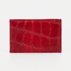 Визитница, 18 карт, цвет красный - Фото 1