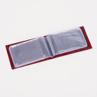 Визитница, 18 карт, цвет красный - Фото 3