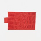 Визитница на кнопке, 18 карт, цвет красный - Фото 2