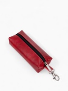 Ключница карманная на молнии, с карабином, размер 12×5×3 см, красная - Фото 2