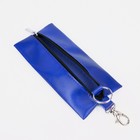 Ключница на молнии, длина 14 см, кольцо, карабин, цвет синий - Фото 2