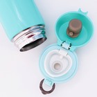 Термос с кнопкой Mode Forrest, 450 мл, голубой, время сохранения тепла 10-12 ч - Фото 5