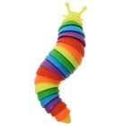 Гусеница антистресс игрушка «Весёлый слизняк», цвета МИКС - фото 4362937