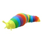 Гусеница антистресс игрушка «Весёлый слизняк», цвета МИКС - фото 4362938