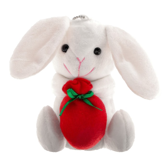 Мягкая игрушка «Кролик с мешочком», на подвеске
