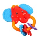 Погремушка с прорезывателем Крошка Я «Африка: Слоник», от 3 мес., МИКС - Фото 4