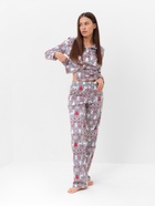 Пижама новогодняя женская (рубашка, брюки) KAFTAN «Скандинавия», размер 52-54 - Фото 4