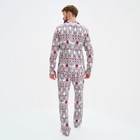 Пижама новогодняя мужская KAFTAN «Скандинавия», размер 50 - Фото 3