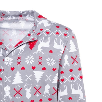 Пижама мужская (рубашка, брюки) KAFTAN «Скандинавия», размер 50