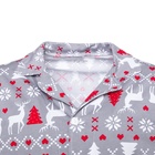 Пижама новогодняя мужская: рубашка, брюки KAFTAN «Скандинавия», серая, размер 52 - Фото 6