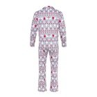Пижама новогодняя мужская: рубашка, брюки KAFTAN «Скандинавия», серая, размер 52 - Фото 9