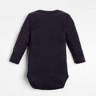 Боди с длинным рукавом Крошка Я, BASIC LINE, рост 74-80 см, цвет тёмно-серый - фото 24579376