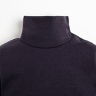 Боди-водолазка Крошка Я BASIC LINE, рост 62-68 см, тёмно-серое - Фото 2