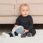 Лонгслив Крошка Я BASIC LINE, рост 68-74 см, тёмно-серый - Фото 2