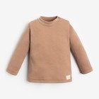Лонгслив Крошка Я BASIC LINE, рост 86-92 см, коричневый - Фото 1