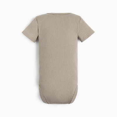 Боди детское «Крошка Я» BASIC LINE, рост 68-74 см, бежевое