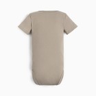 Боди детское Крошка Я BASIC LINE, рост 74-80 см, бежевое - Фото 7